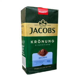 Cafea macinata Jacobs Kronung Alintaroma decofeinizata 250 g