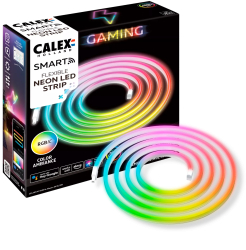 Banda LED Calex Smart Gaming - Neon Flex Strip - RGBIC 96 LED-uri/m 2 metri 