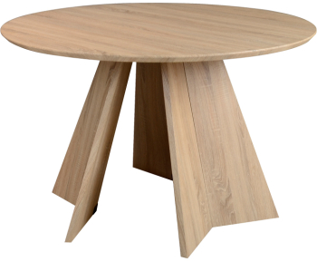 Masa Bucatarie/Dining Biannka MDF Stejar Diametru 120 Cm