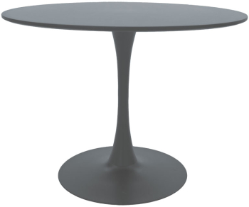 Masa Bucatarie/Dining Brox Rotunda MDF Gri Diametru 100 Cm 