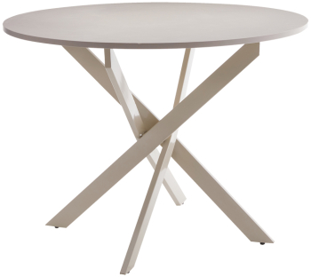 Masa Bucatarie/Dining Damark MDF Crem Diametru 100 Cm 