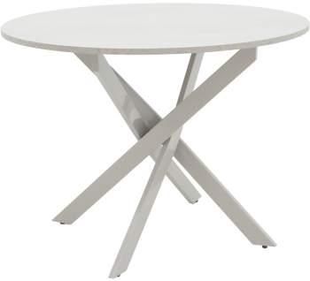 Masa Bucatarie/Dining Damark MDF Gri Diametru 100 Cm 