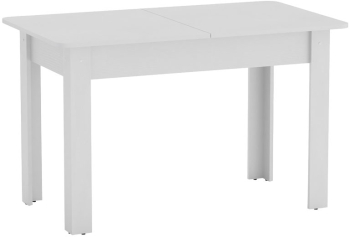 Masa Bucatarie/Dining Extensibila Qubo Alba 120-174x70 Cm 