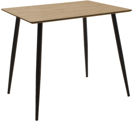 Masa Bucatarie/Dining Kammaro Stejar Sonoma-Negru 70x70 Cm 