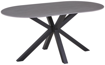 Masa Bucatarie/Dining Markos Finisaj Ceramica Gri 160x90 Cm 