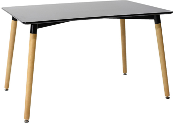 Masa Bucatarie/Dining Merkan MDF Neagra 150x80 Cm 