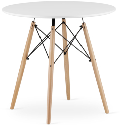 Masa Rotunda Fixa Linda 80 Cm 