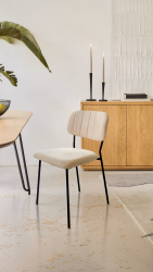 Scaun bucatarie/dining Nina Bej 47x51x78 cm 