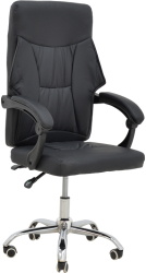 Scaun Directorial Gommer Piele Ecologica Negru 