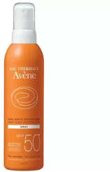 Spray cu protectie solara Avene SPF 50+ pentru piele sensibila 