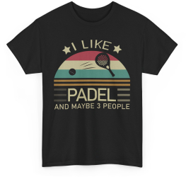 Tricou Dama Personalizare Padel Negru Bumbac Marime XL 