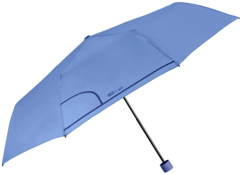 Umbrela mini Perletti albastra pentru doamne 