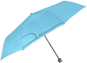 Umbrela mini Perletti bleu pentru doamne 