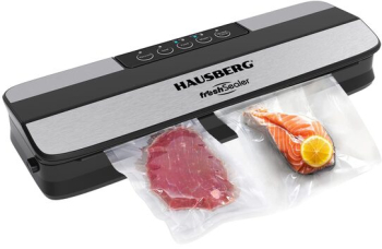 Aparat de vidat HAUSBERG HB-2645NG 120-150W 5 Butoane Latime maxima 30cm Capacitate 3 5-4L/min Negru-Argintiu 