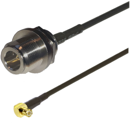 Cablu adaptor RF pigtail MCX male N female 3m pentru conectare modem la antena GSM 3G 4G GPS WIFI LORA 
