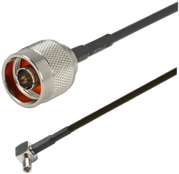 Cablu adaptor RF pigtail TS9 male N male 15cm pentru conectare modem la antena GSM 3G 4G GPS WIFI LORA 