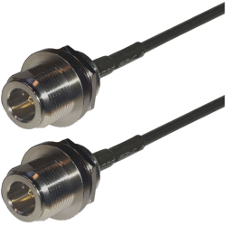 Cablu coaxial RF pigtail N female N female 2m pentru prelungire cablu antena GSM 3G 4G GPS WIFI LORA 