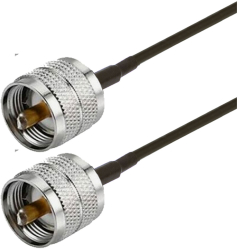 Cablu coaxial RF pigtail UHF male UHF male 15cm pentru prelungire cablu antena GSM 3G 4G GPS WIFI LORA