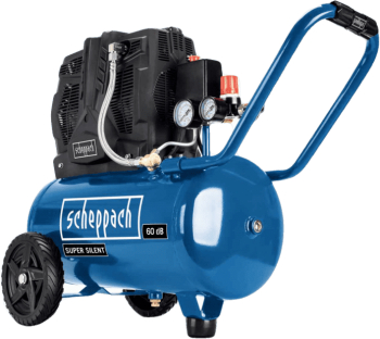 Compresor fara ulei HC25Si Super-Silent Scheppach 5906140901 1100 W 24 L 8 bari 