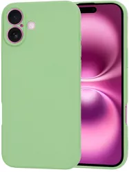 Husa pentru iPhone 16 Plus - Techsuit SoftFlex - Mint Green 