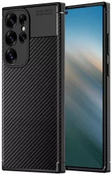 Husa pentru Samsung Galaxy S25 Ultra - Techsuit CarbonFiber - Black 