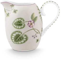 Latiera din portelan Pip Studio White 250 ml colectia Lily and Lotus 