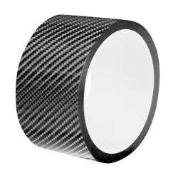 Rola ornament bandouri sau praguri autoadeziv din autocolant Carbon 5D dimensiune 148 x 4 cm culoare Gri Antracit 
