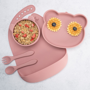 Set Diversificare AppeKids Panda - Old Rose 