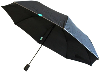 Umbrela mini Perletti neagra pentru domni