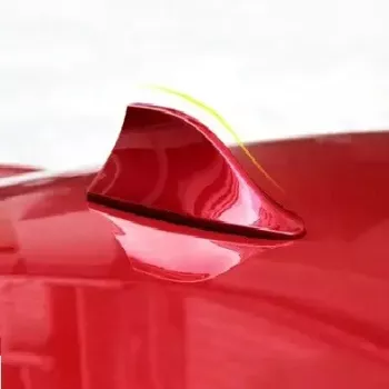 Antena auto activa AM - FM tip SHARK TAIL culoare ROSU 