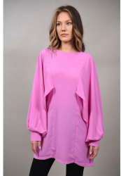 BLUZA CU MANECA LUNGA CUT OUT CELLESE Roz S-M 