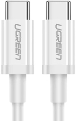 Cablu alimentare si date Type-C la Type-C 60W 1.5m alb UGREEN 