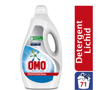 Detergent de rufe lichid automat Omo Professional Active Clean 5l 71 spalari