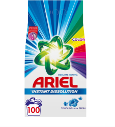 Detergent de rufe pudra Ariel Touch of Lenor Fresh Color 7.5kg 100 spalari 