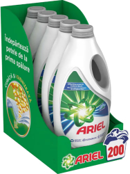 Detergent lichid Ariel Mountain Spring 200 spalari 5x2L 