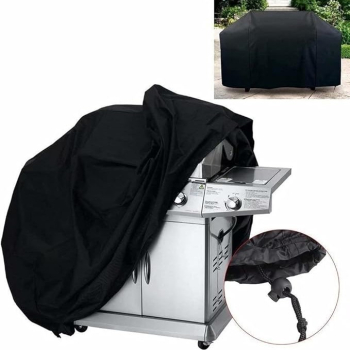 Husa pentru gratar Zola impermeabila rezistenta la ultraviolete fixare cu snur ajustabil si velcro material durabil gentuta depozitare