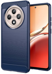 Husa pentru Oppo Reno12 F 4G / Reno12 F 5G / Reno12A FS - Techsuit Carbon Silicone - Blue 