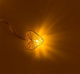 Linie luminoasa - Model Inimioara 3D 