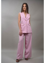 PANTALONI COSTUM CU DUNGI NEGRE VENEZIA M Roz 
