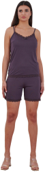 Pijama maiou cu pantalon scurt 8124 Bella Secret-M INTL 