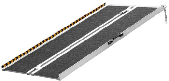 Rampa portabila si pliabila din Aluminiu dimensiune 152.2 x 73.7 x 5.1 cm cu manere pentru transport 