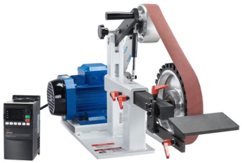 Slefuitor profesional de banc cu banda 1500 W 0-2800 rpm Control viteza variabila Otel Banda 1828.8 x 50.8 mm 