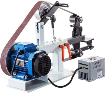 Slefuitor profesional de banc cu banda 1500 W 0-2800 rpm masa reglabila Otel Banda 5.08 x 208.28 cm 