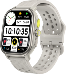 Smartwatch TWINKLER® Ceas Inteligent Unisex TKY-P106 ecran AMOLED Lanterna LED GPS Aplicatie FitCloudPro Apeluri Bluetooth 5.3 M