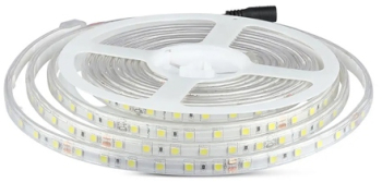 Banda led smd5050 24v 60led/m 6400k ip65 5m 