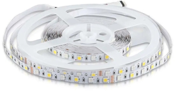 Banda led smd5050 60led/m rgb + alb rece ip20 5m 