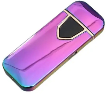 Bricheta Electronica cu Incarcare USB Buton cu Lumina Cu Senzor De Amprenta 7 cm Fade 