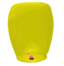 Lampion zburator flippy hartie biodegradabila galben 30 x 35 cm 