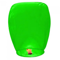 Lampion zburator flippy hartie biodegradabila verde 30 x 35 cm 