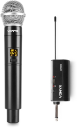 Microfon wireless cu accumulator Vonyx WM55 UHF Plug & Play